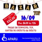Bazar TOP beneficente da APARU